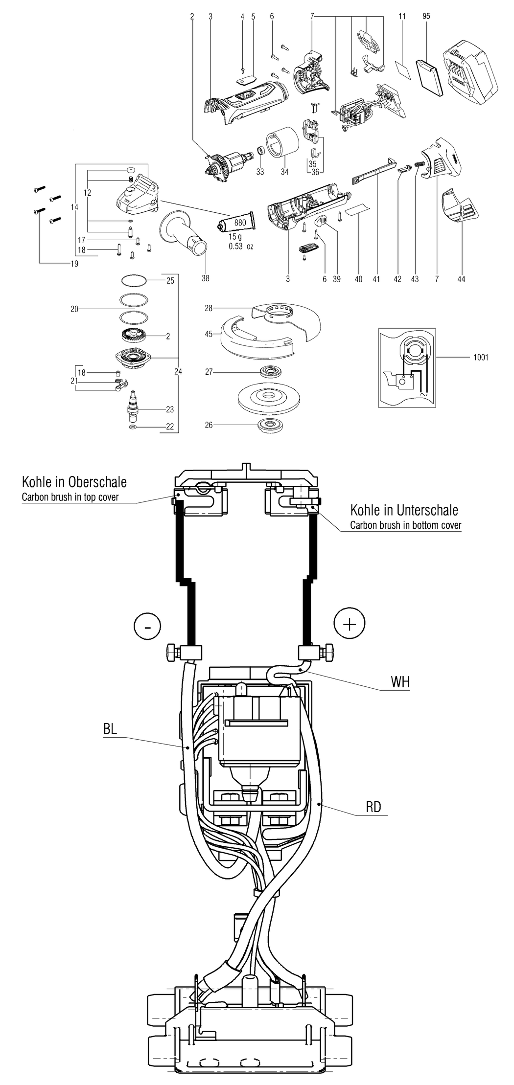 Metabo W 18 LTX 150 / 00404420 / - Spare Parts