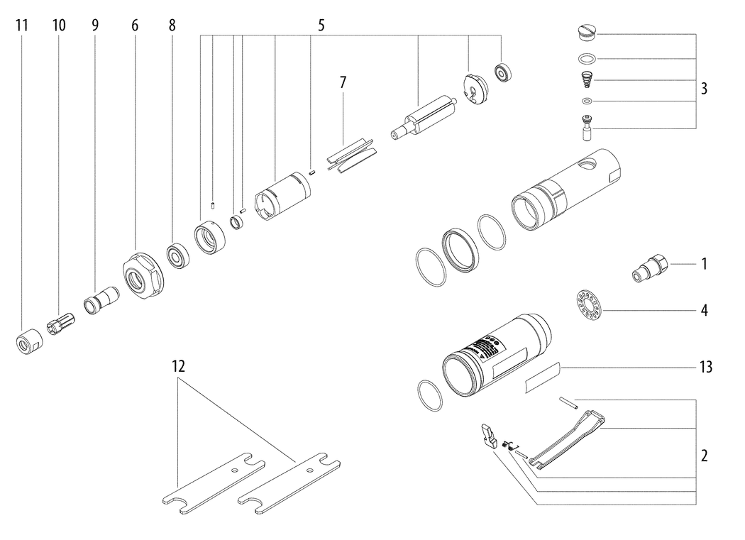 Metabo DG 700 / 01554000 / - Spare Parts