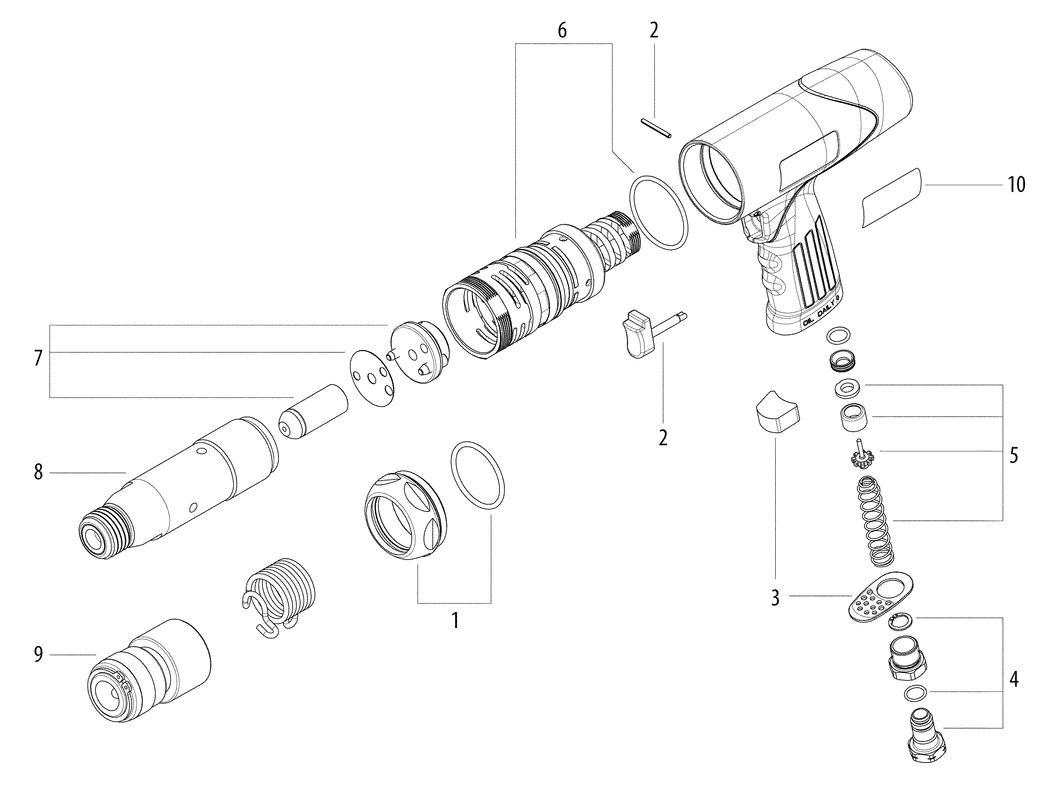 Metabo DMH 290 Set / 01561000 / - Spare Parts