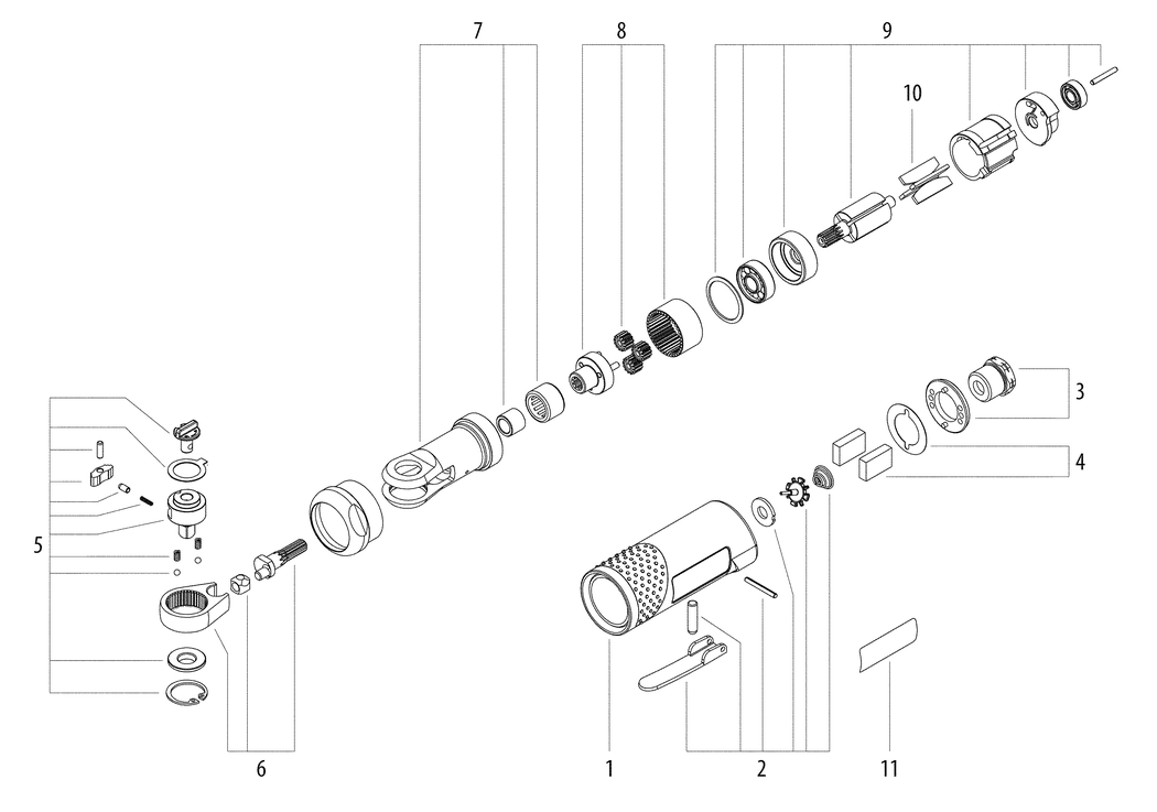 Metabo DRS 35-1/4 / 01552000 / - Spare Parts