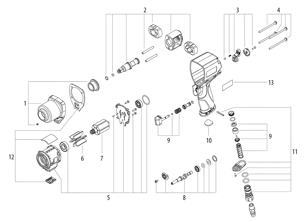 Metabo DSSW 450-3/8 / 01547000 / - Spare Parts