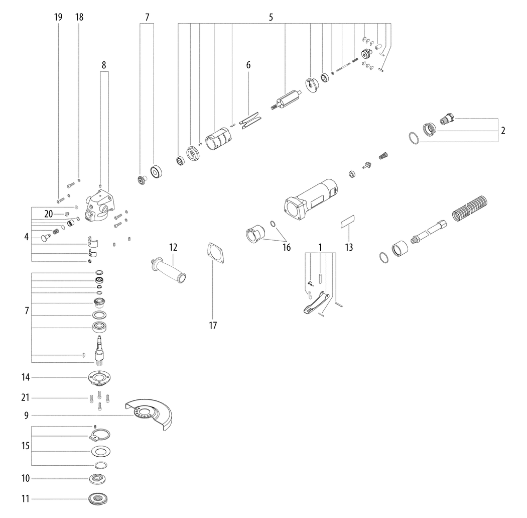 Metabo DW 10-125 Quick / 01591000 / - Spare Parts