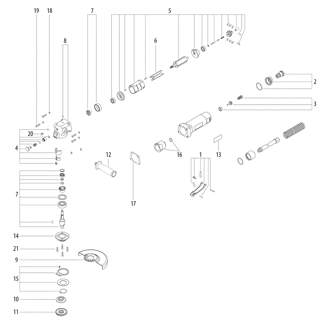 Metabo DW 125 Quick / 01557000 / - Spare Parts