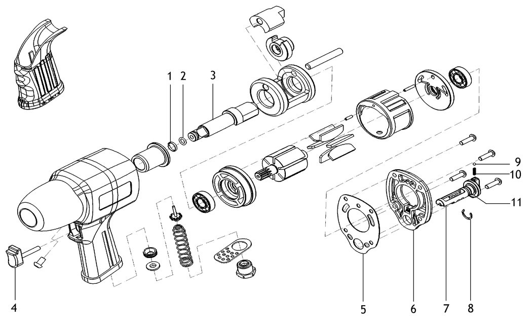 Metabo SR 1500 Set / 0901059721 10 / - Spare Parts
