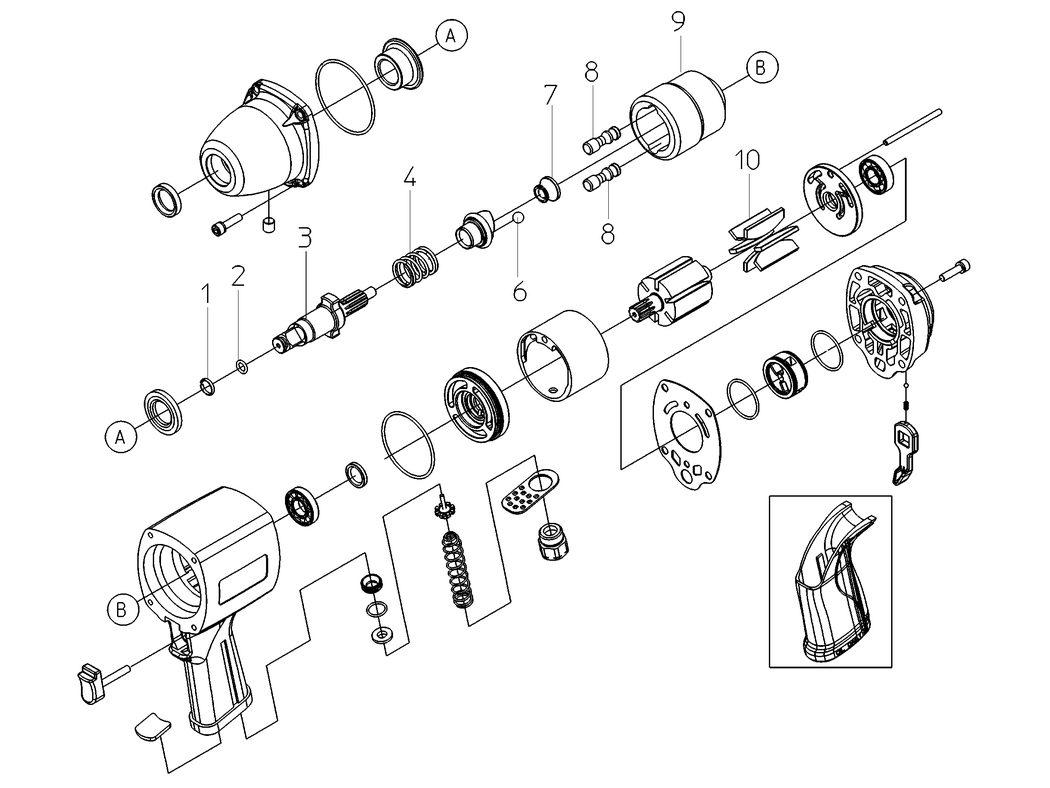 Metabo SR2700 / 0901059730 10 / - Spare Parts