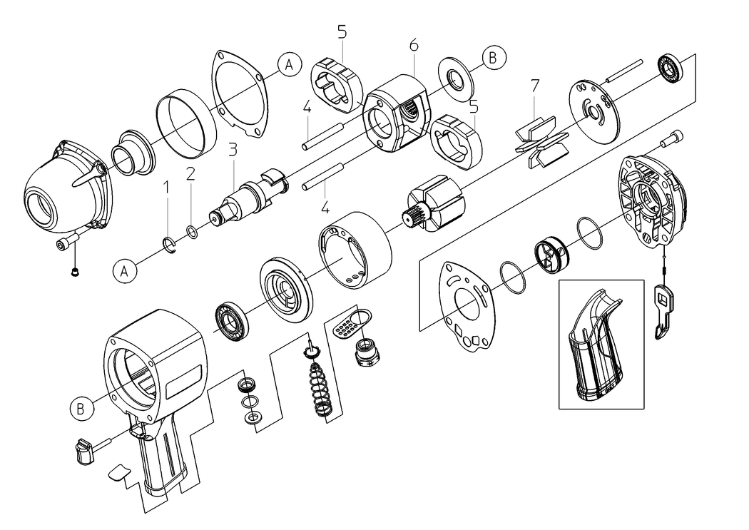 Metabo SR3500 / 0901059756 10 / - Spare Parts