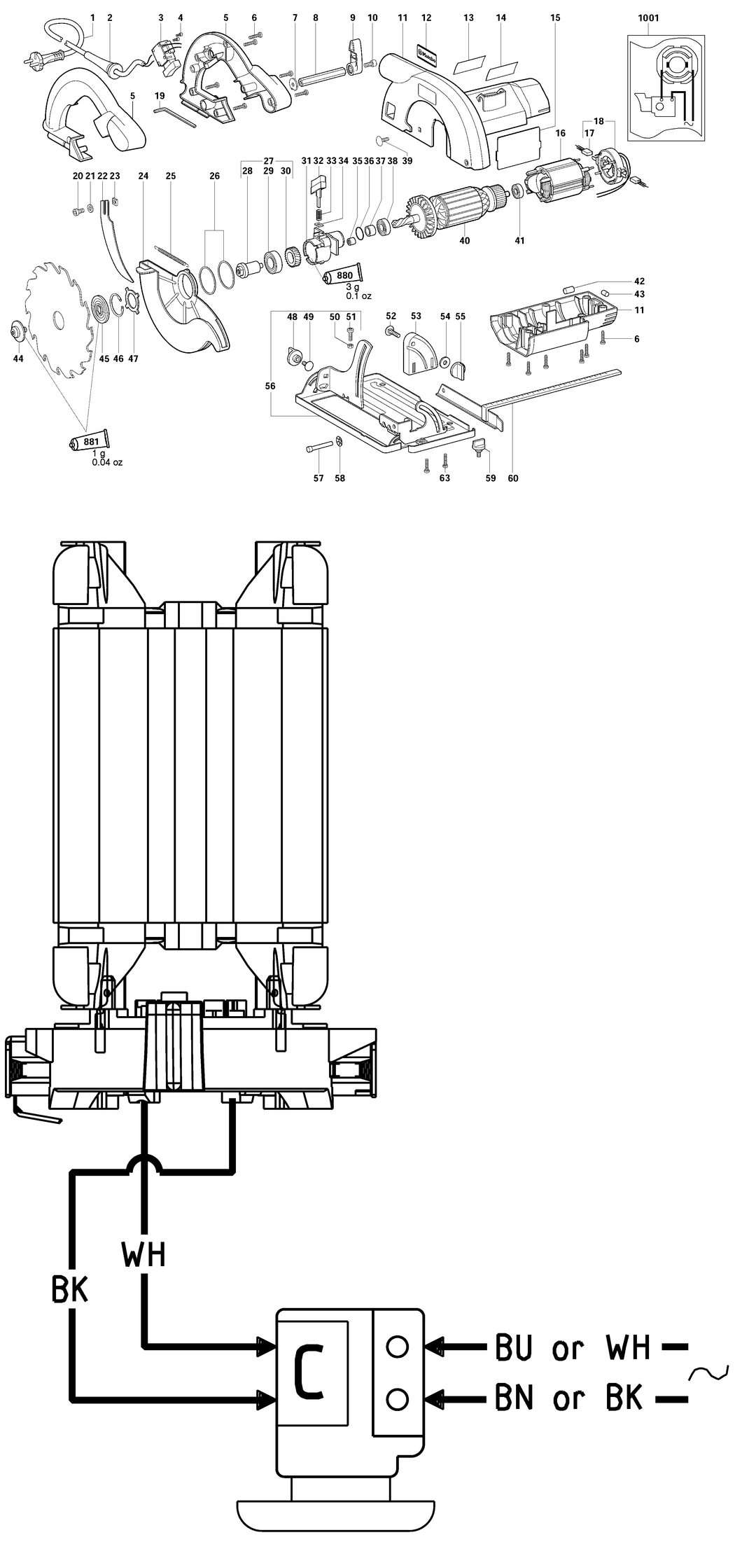 Metabo KS 54 / 00540000 / EU 230V Spare Parts