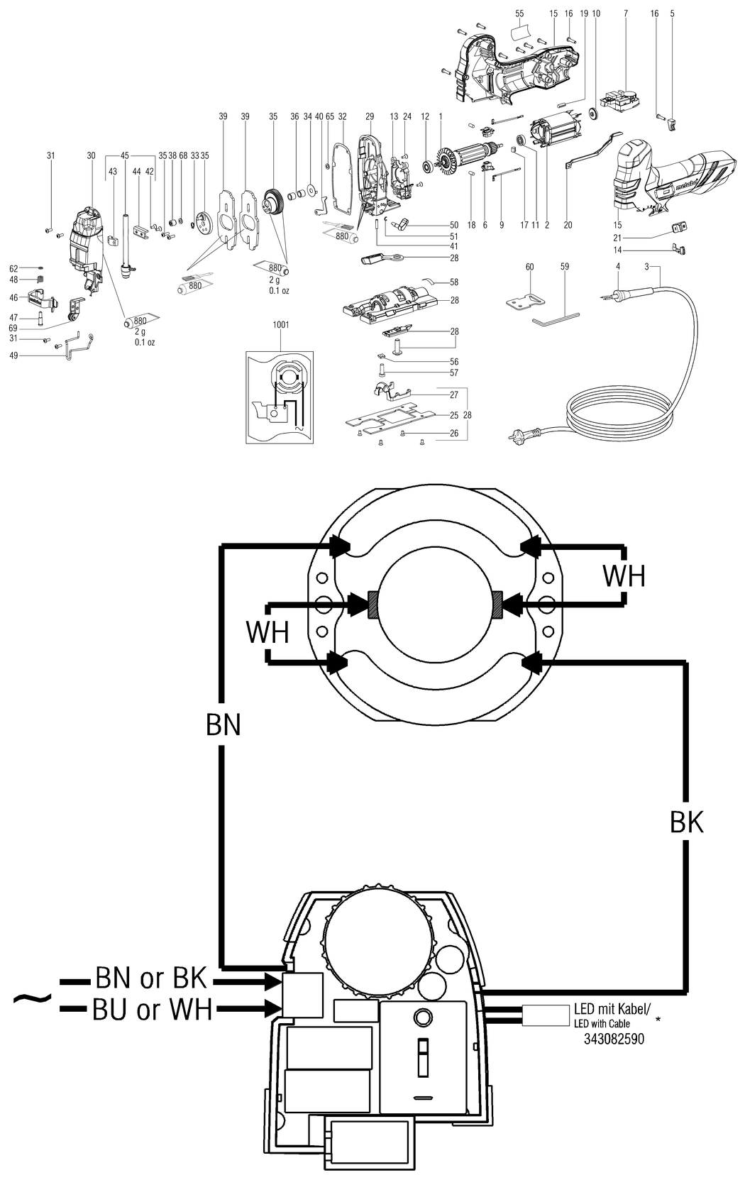 Metabo STE 140 / 01401000 / EU 230V Spare Parts