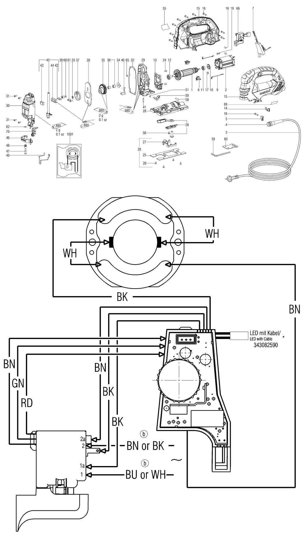 Metabo STEB 140 IK / 21032000 / 99 Spare Parts