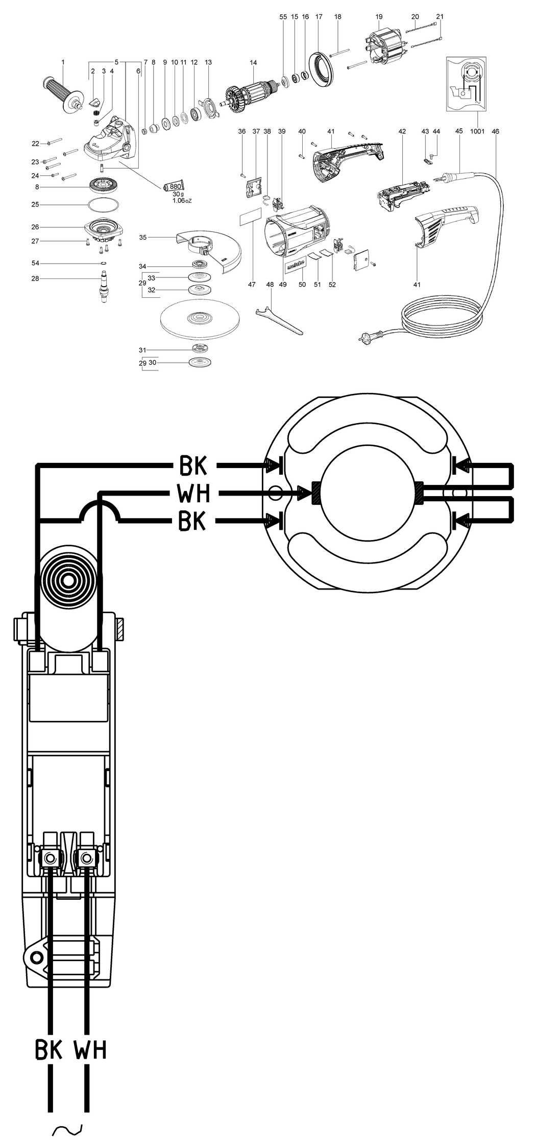 Metabo W 2000 / 06418460 / MX 120V Spare Parts