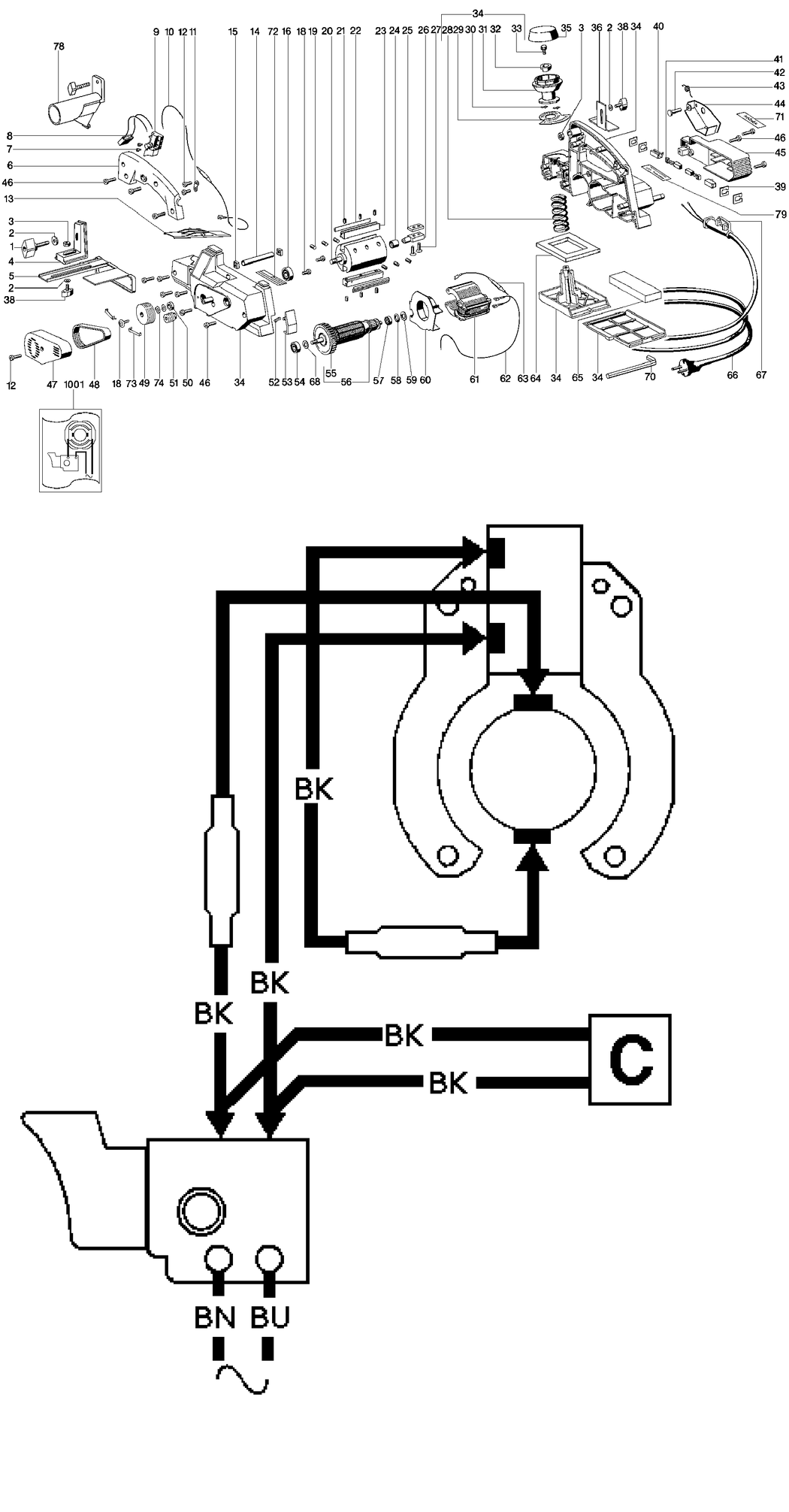 Metabo HO 0882 / 00882000 / EU 230V Spare Parts