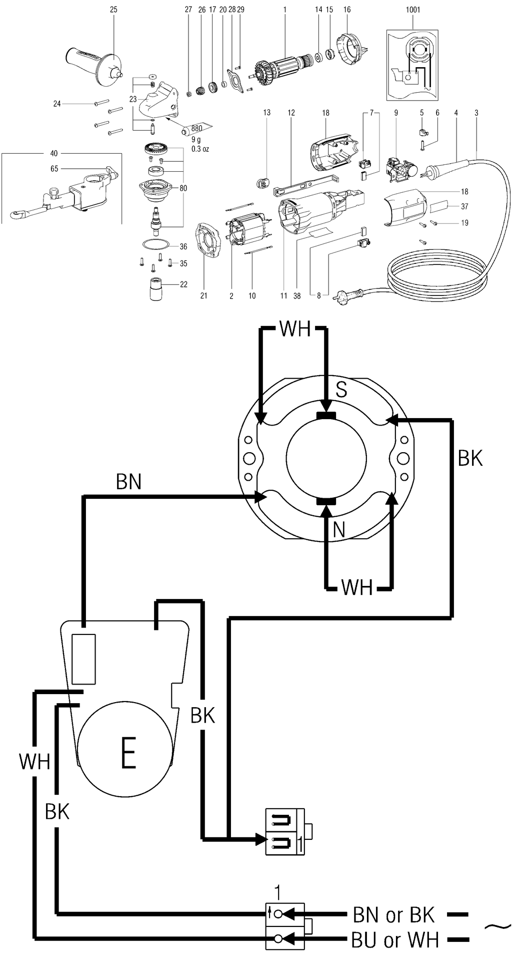 Metabo BFE 9-20 / 02244001 / EU 230V Spare Parts