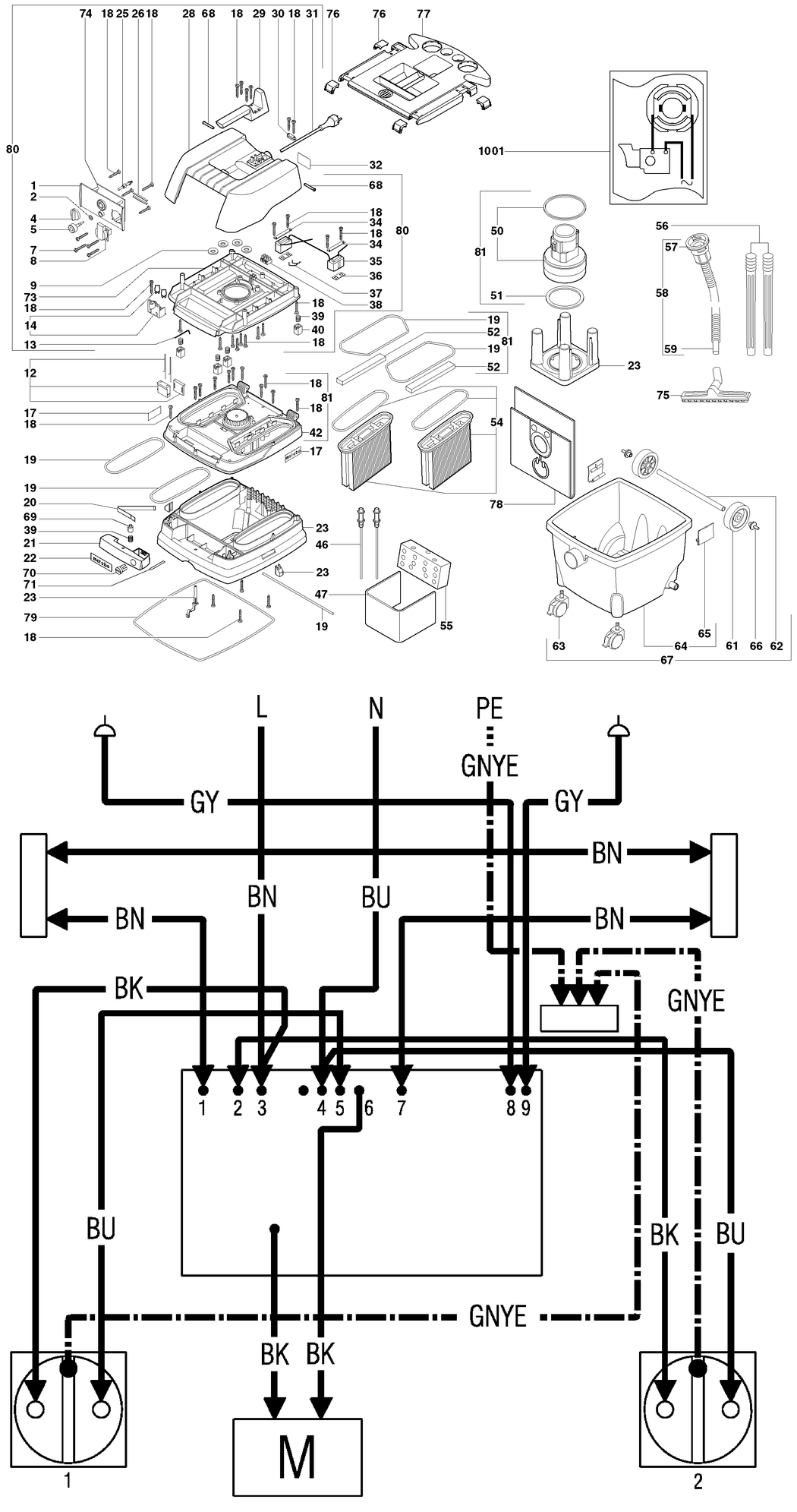 Metabo ASR 2025 / 02022000 / EU 230V Spare Parts