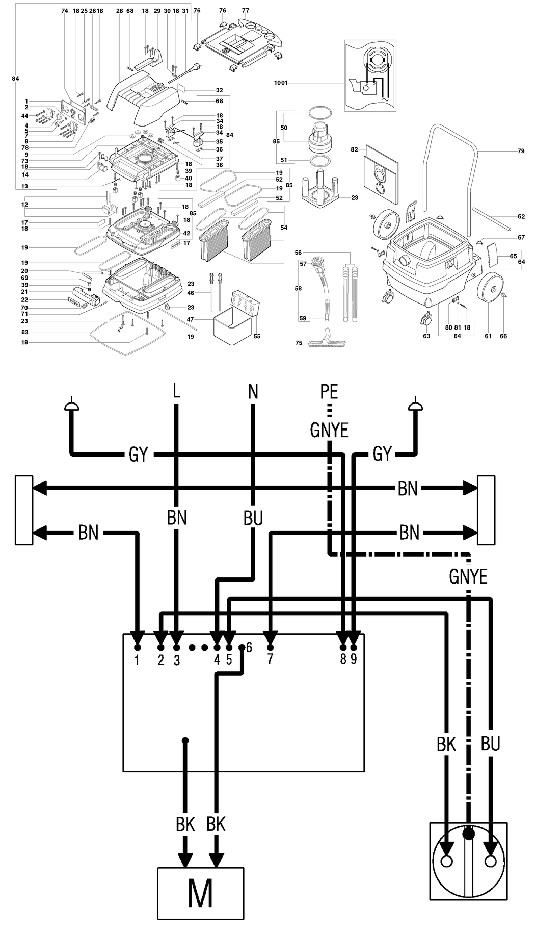 Metabo ASR 2050 / 02033190 / AU 240V Spare Parts