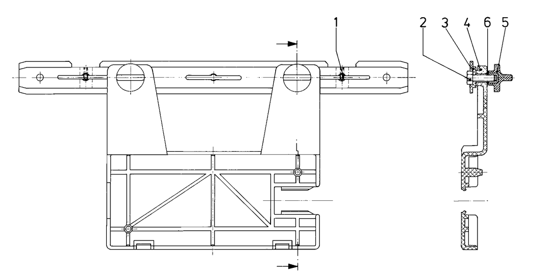 Metabo Jig saw guide / 31249000 / - Spare Parts