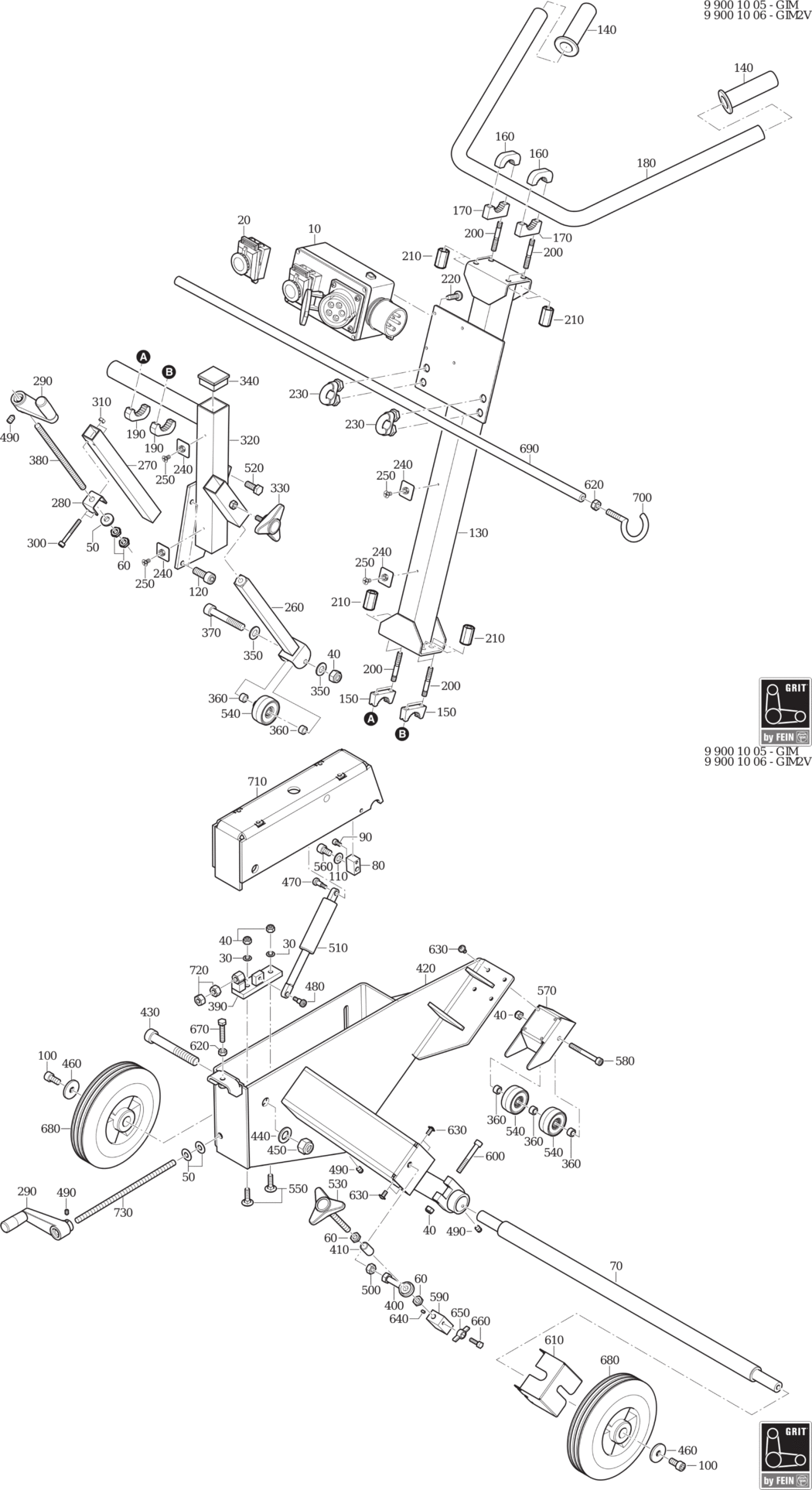 Fein GRIT GIM / 99001005000 Spare Parts