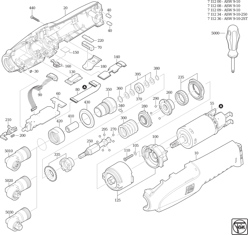 Fein ASW 9-10 / 71123400980 Spare Parts