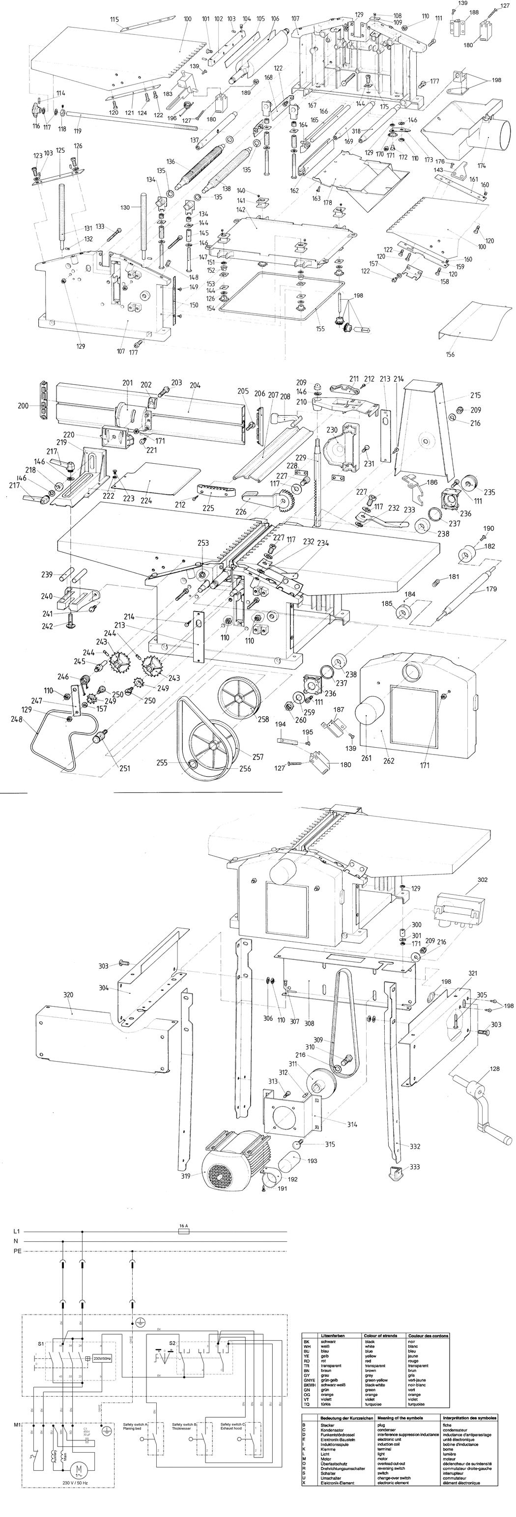 Metabo HC 260 C 2 20 WNB Planer / 0114026000 10 / EU 230V Spare Parts