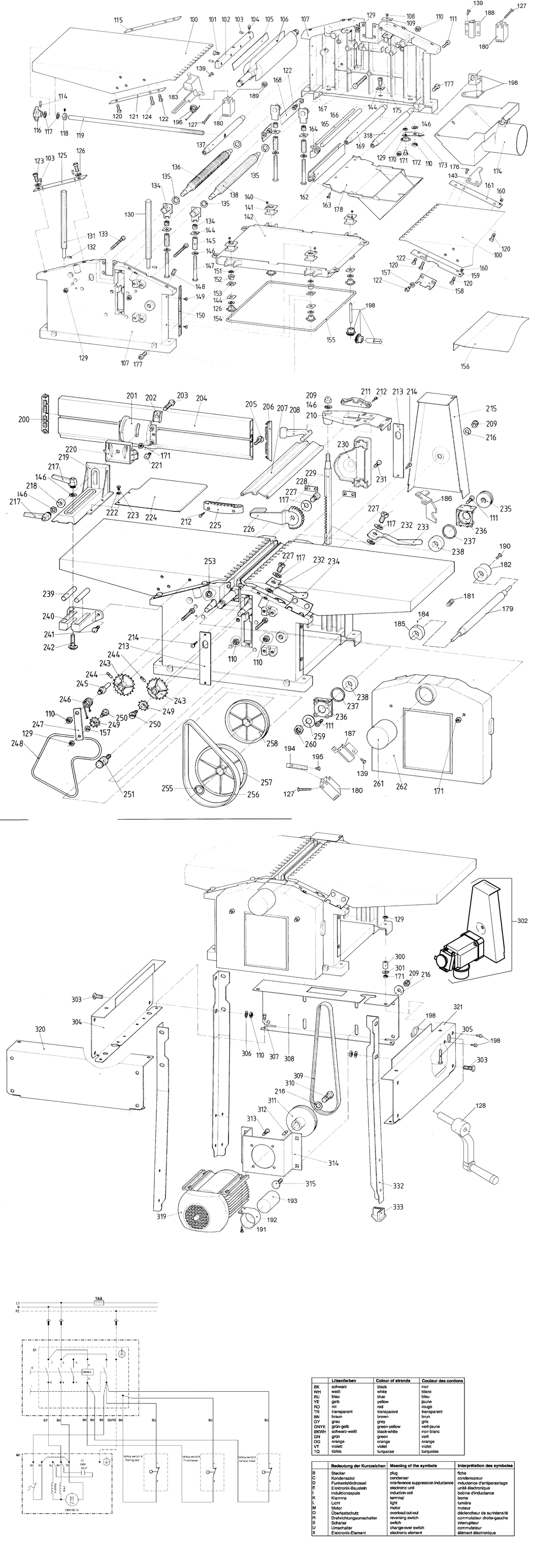 Metabo HC 260 C 2 20 WNB Planer / 0114026000 11 / EU 230V Spare Parts