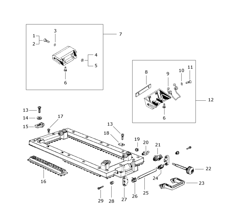 Festool Sanding frame FSR - BS 75 / 490827 Spare Parts