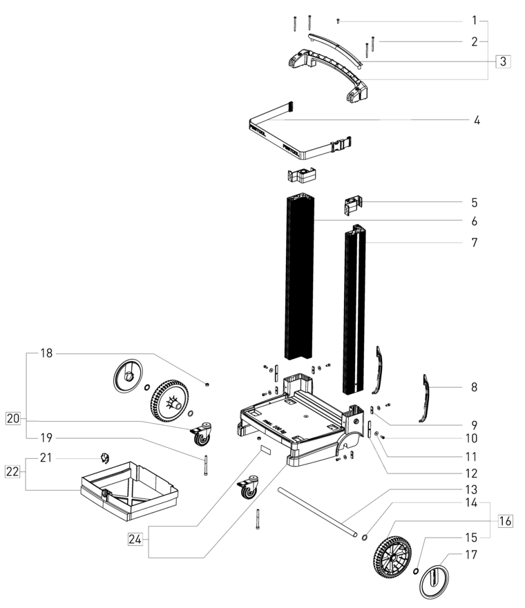 Festool SYS-ROLL / 10000130 Spare Parts