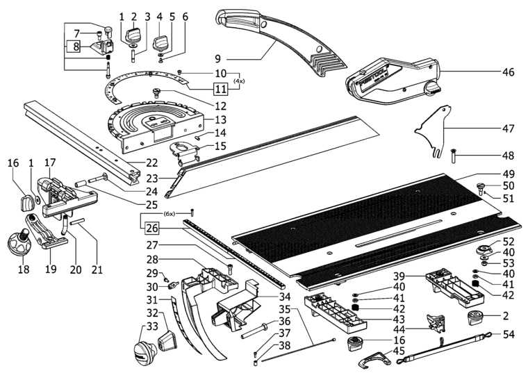 Festool Module mounting / 493359 Spare Parts