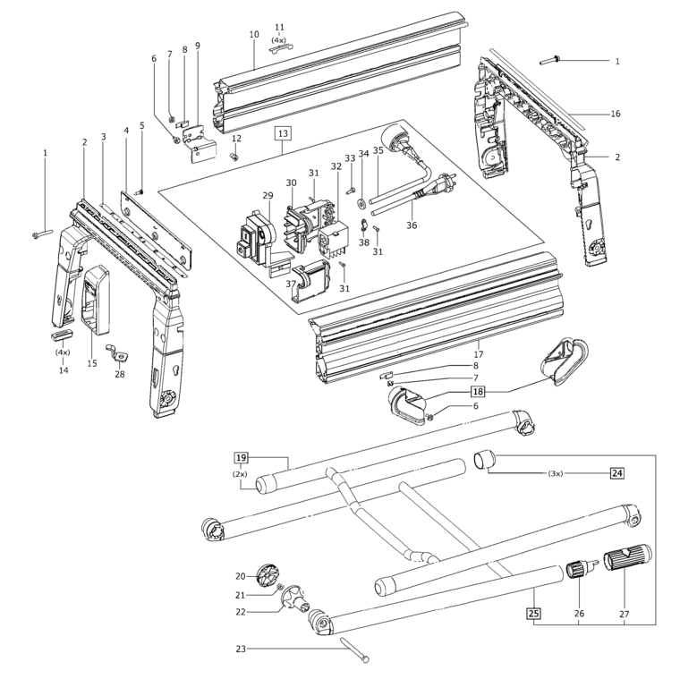 Festool CMS-GE / 493958 Spare Parts