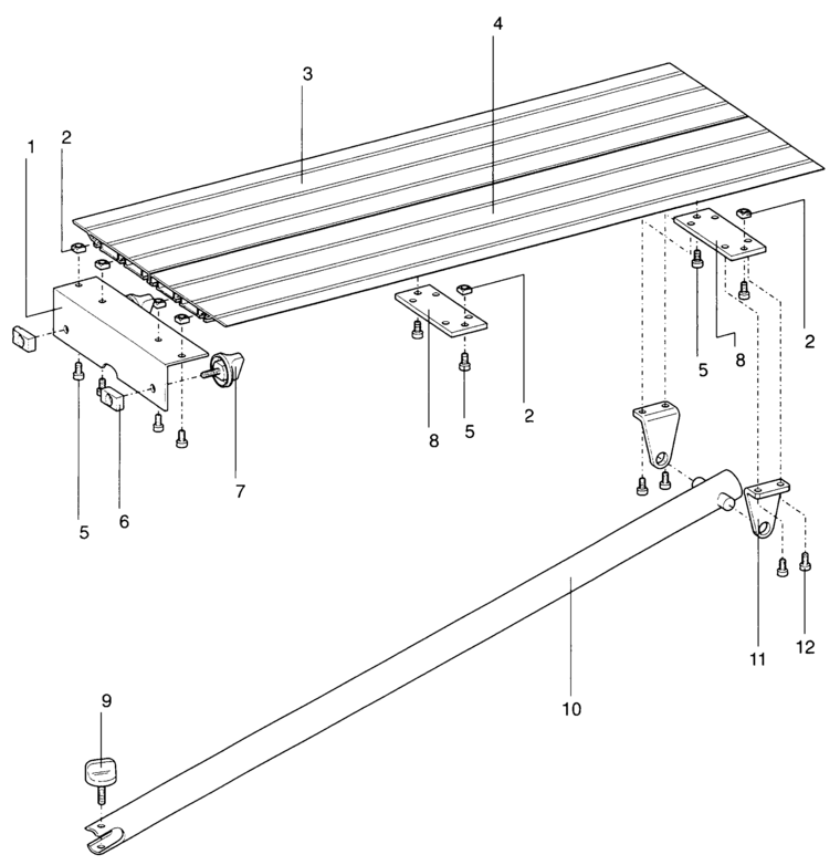 Festool Guide extension / 489575 Spare Parts