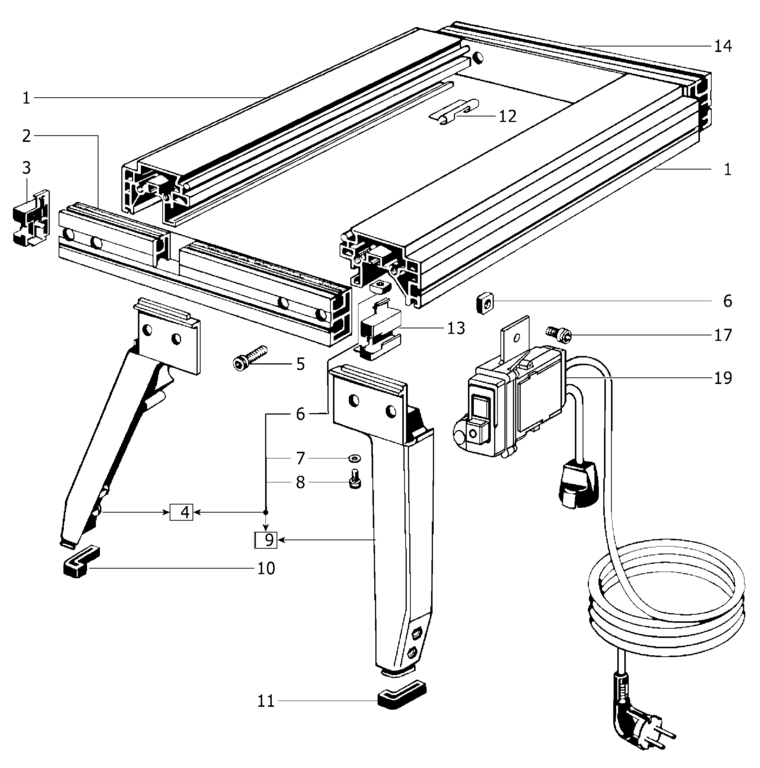 Festool Basis / Pallas / 483283 Spare Parts