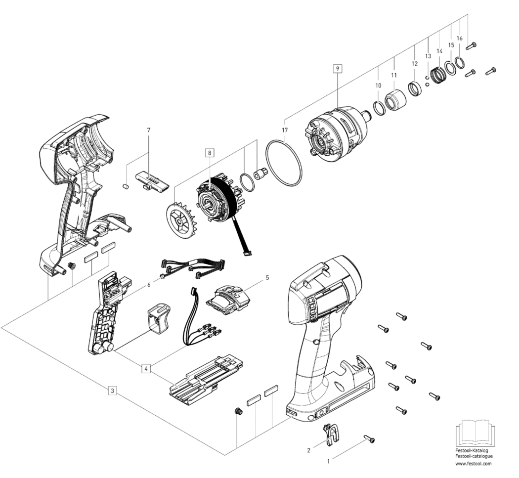 Festool TID 18 / 203192 Spare Parts