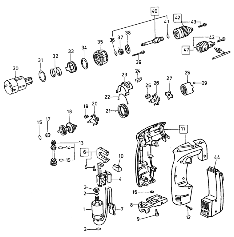 Festool CDD 9.6 ES / 486828 Spare Parts