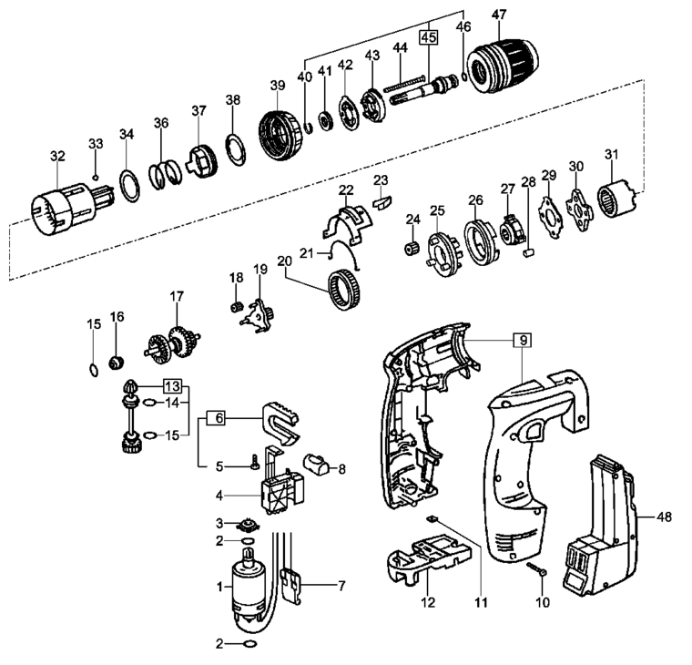 Festool CDD 12 FX / 490592 Spare Parts