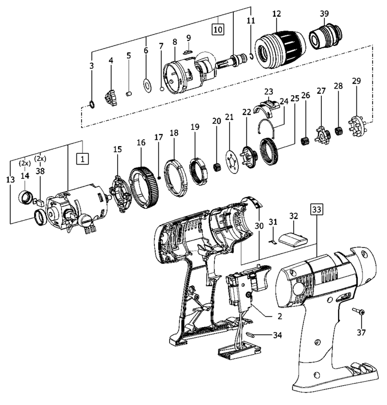 Festool TDK 15.6 / 490523 Spare Parts