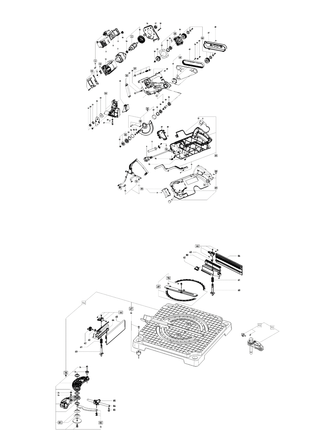 Festool SYM 70 RE / 10023853 Spare Parts