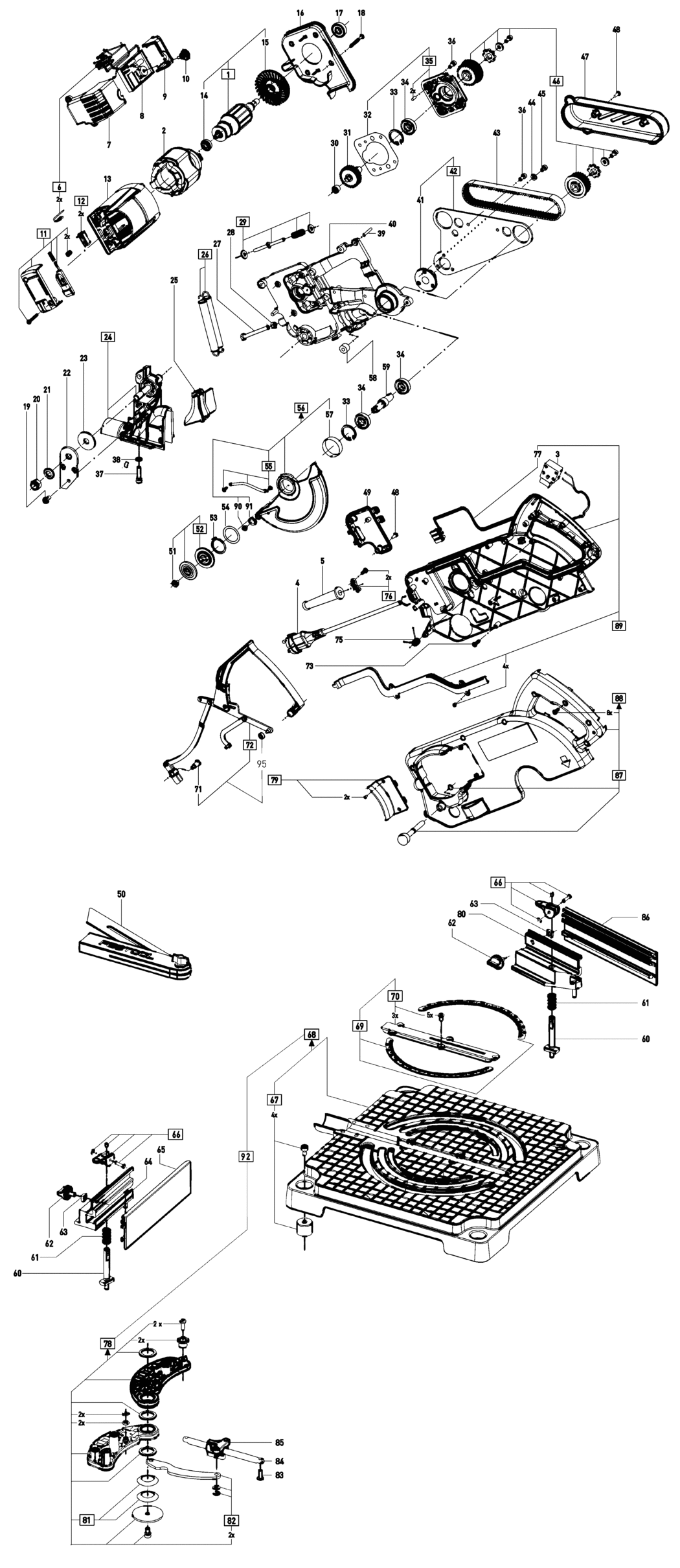 Festool SYM 70 E / 10040595 Spare Parts