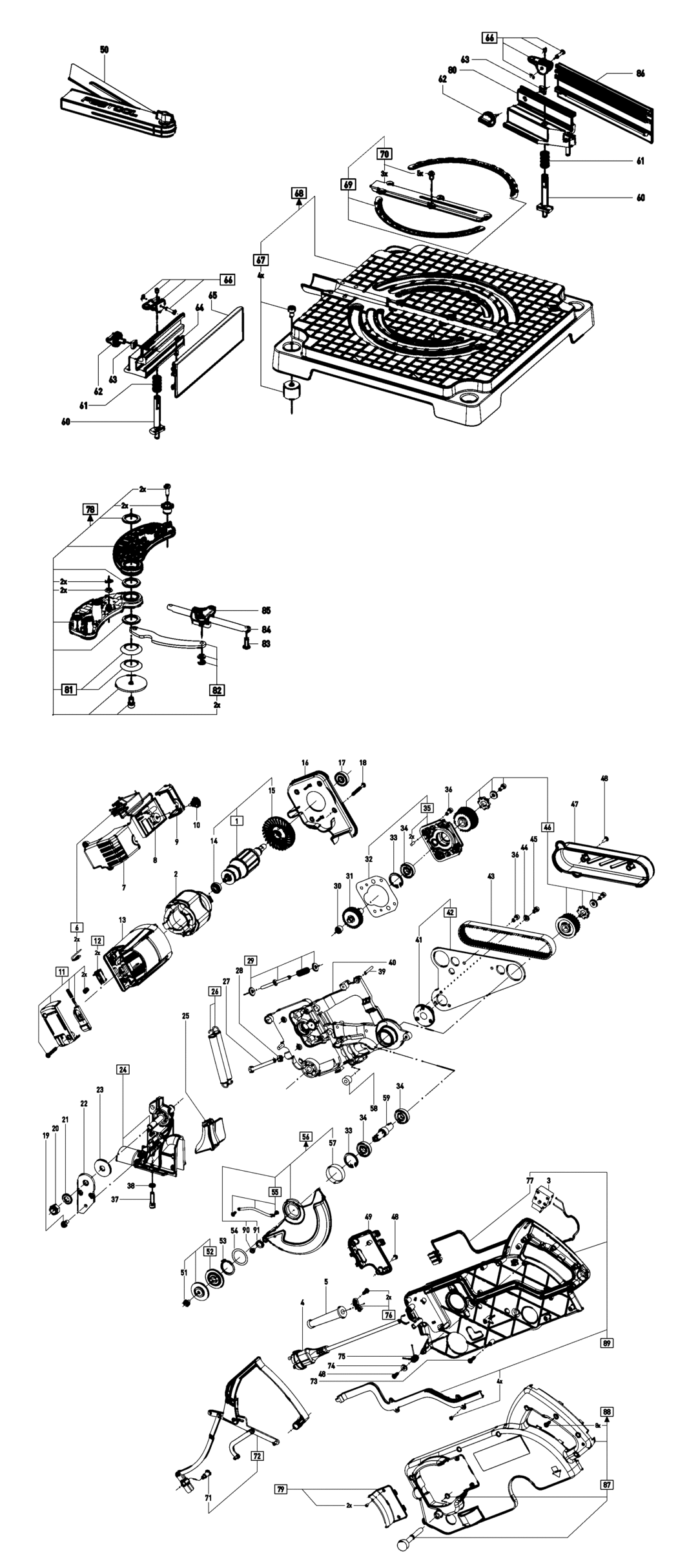 Festool SYM 70 E / 490865 Spare Parts