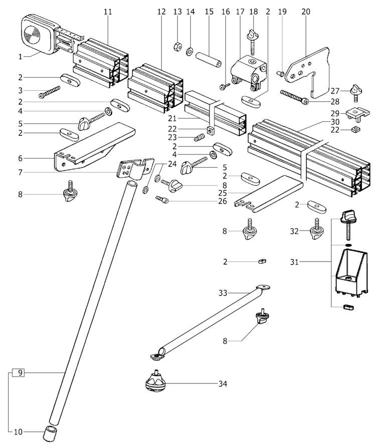 Festool KA-KS 120 / 494335 Spare Parts