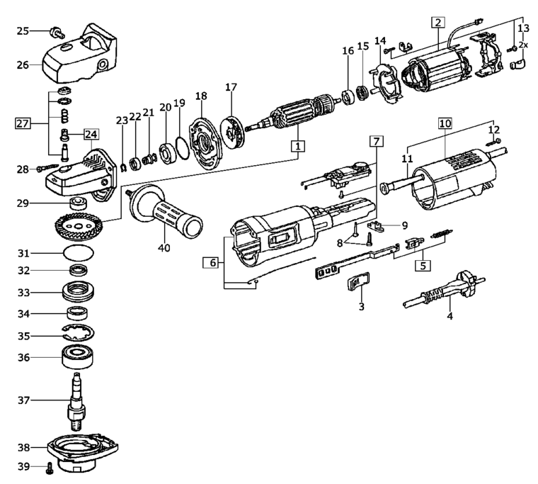 Festool RAP 80.02 E / 487390 Spare Parts