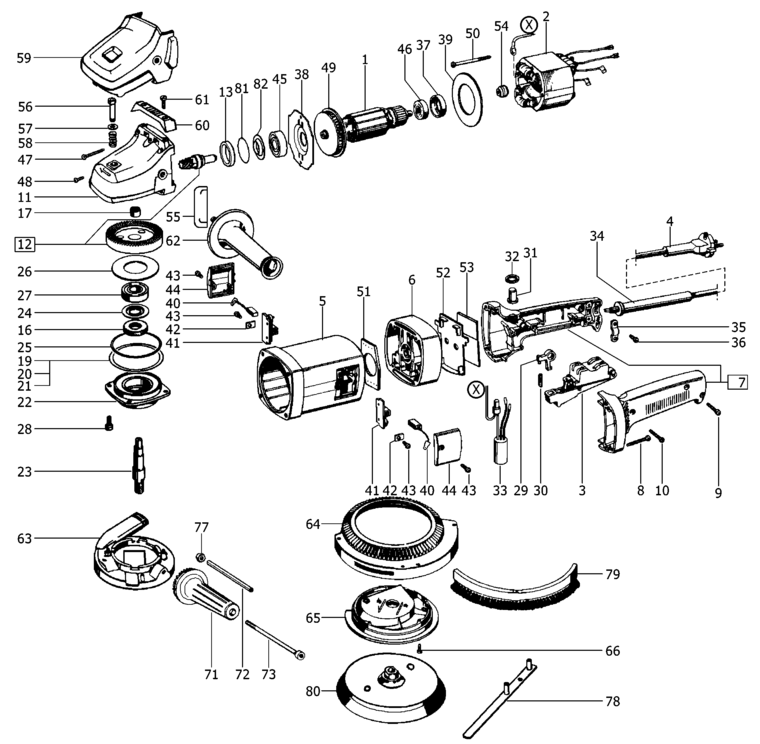 Festool RAP 180.03 E 230V / 486678 Spare Parts