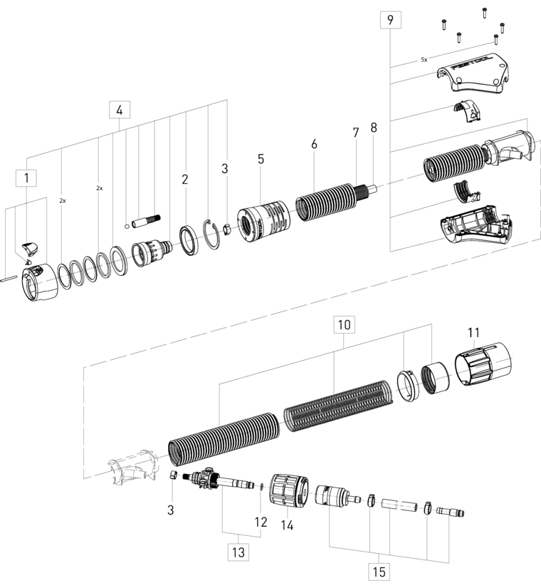 Festool IAS hose 3500 AS / 497208 Spare Parts