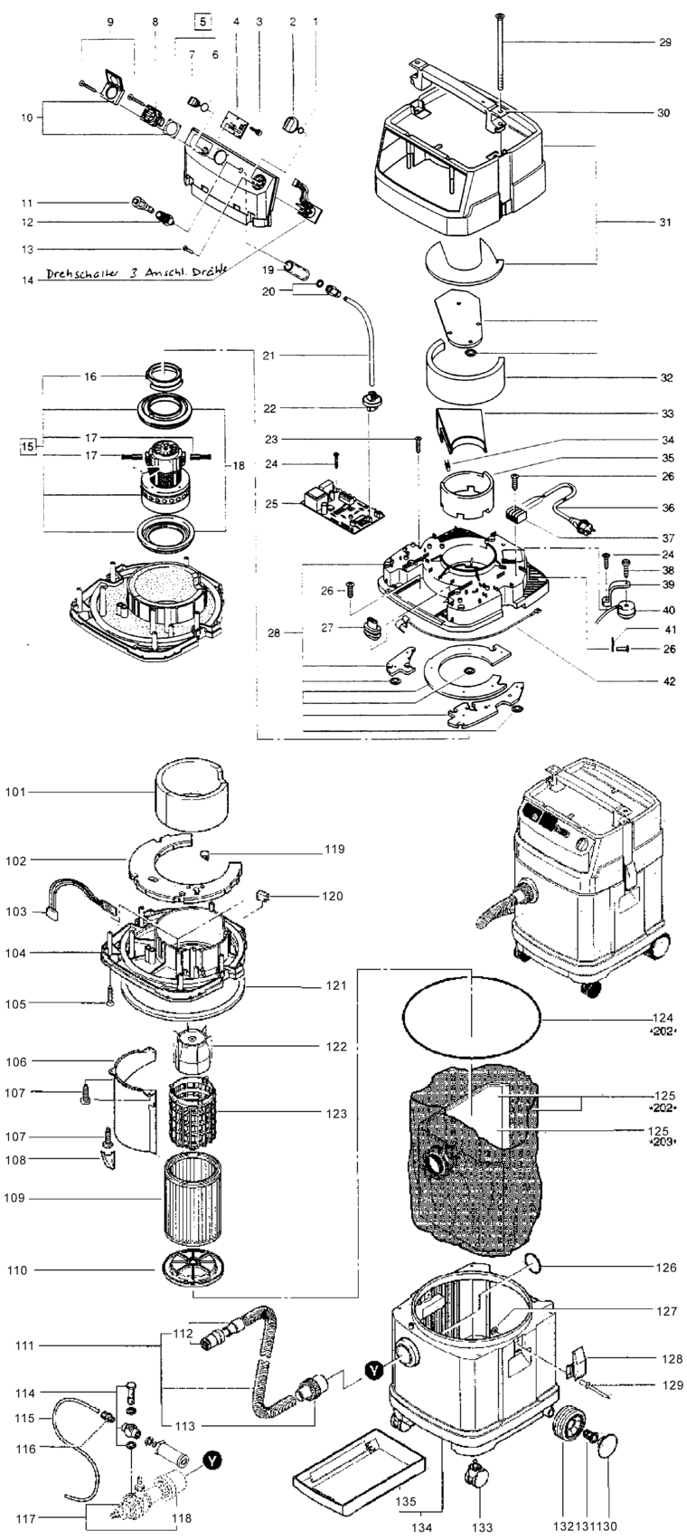 Festool SR 202 LE-AS / 583221 Spare Parts