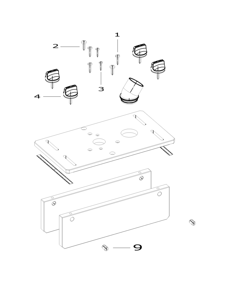 Festool Routing aid FH - OF 2000 / 492037 Spare Parts