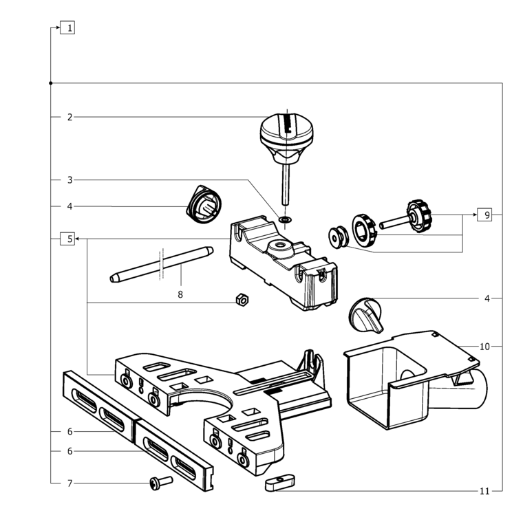 Festool Parallel side fence / 494680 Spare Parts