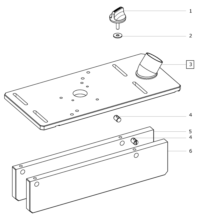 Festool Routing aid OF - FH 2200 / 495246 Spare Parts