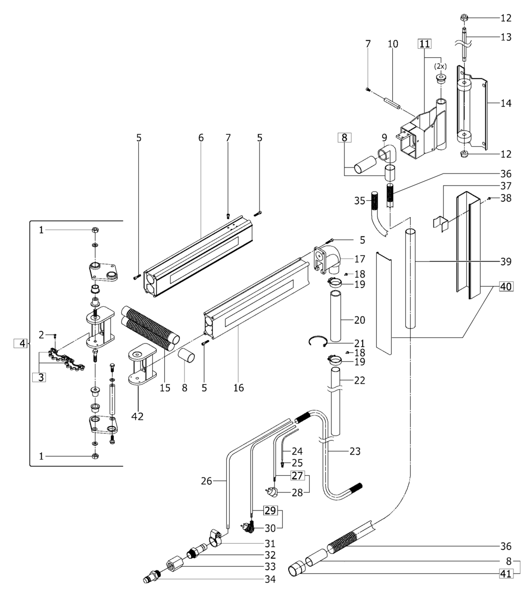 Festool Boom arm / 583258 Spare Parts