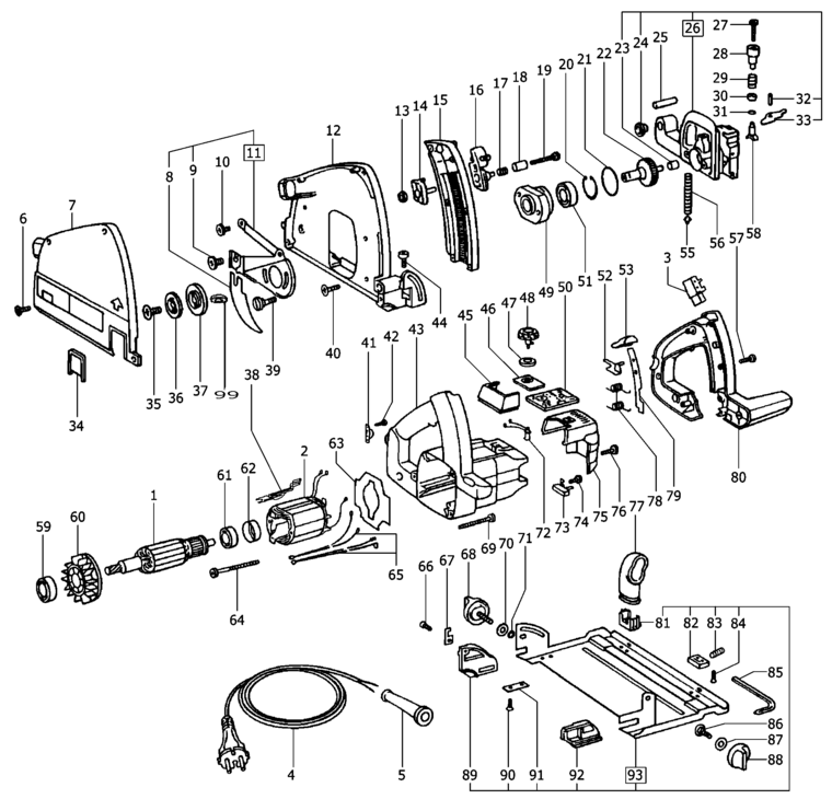Festool ATF 55 E GB 240V / 486345 Spare Parts