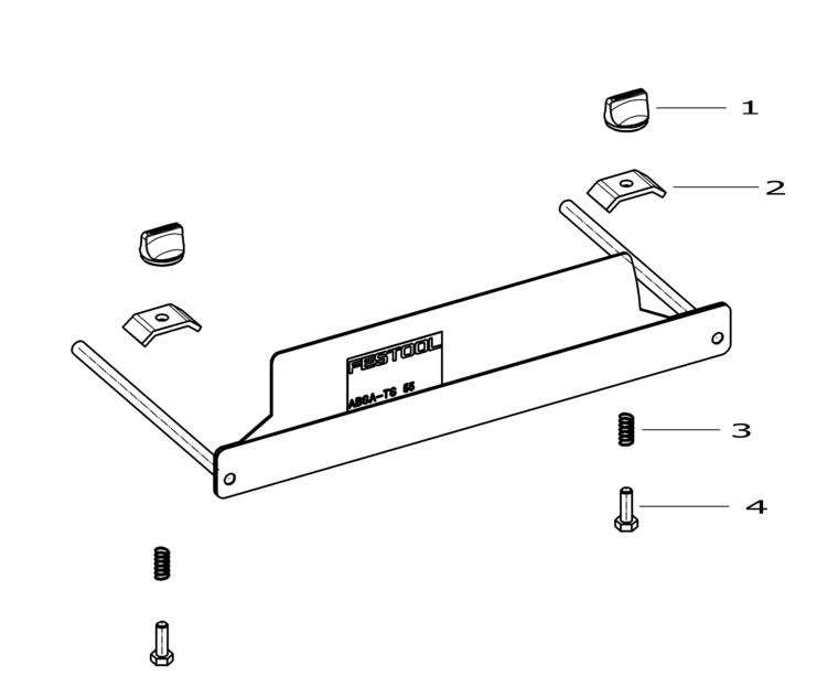 Festool Cover ABSA - TS 55 / 491750 Spare Parts