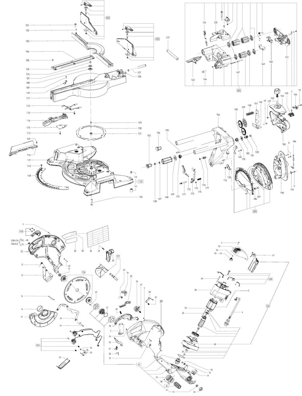 Festool KS 120 EB 230V / 10037842 Spare Parts
