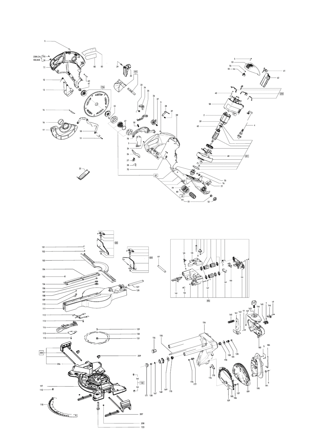 Festool KS 88 RE / 10034852 Spare Parts