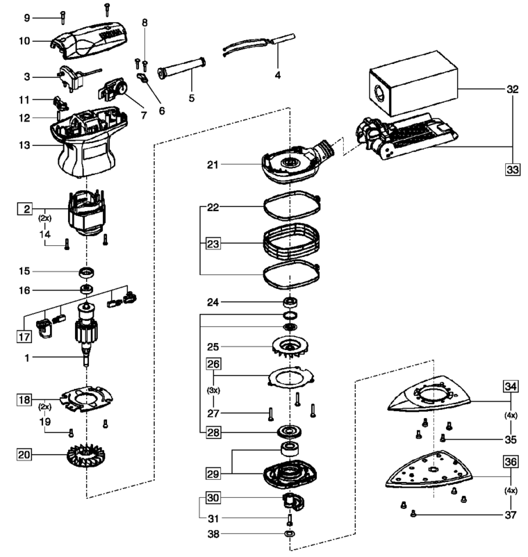 Festool DS 400 / 489133 Spare Parts